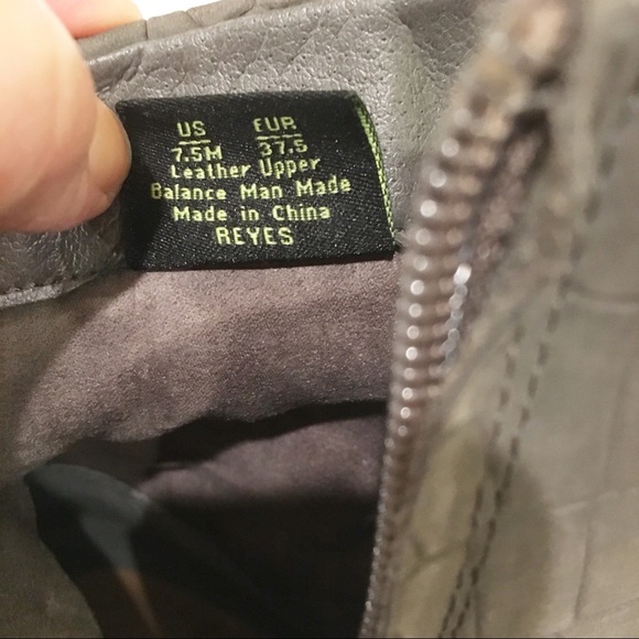 EUC Sam Edelman Gray Suede Reyes Boot sz 7 1/2 - Picture 7 of 8